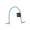 ERNIE BALL Flex Patch Cables 6456, Blue, 12-inch (30cm) for Guitar/Bass