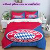 FC Bayern Munich Pattern Bedding Quilt Set Quilt Cover Pillowcase Home Decoration Birthday Gift (1 * duvet cover + 2 * pillowcase, without core)
