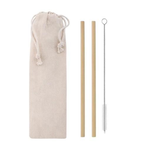 MidOcean Natural Bamboo Straw & Brush