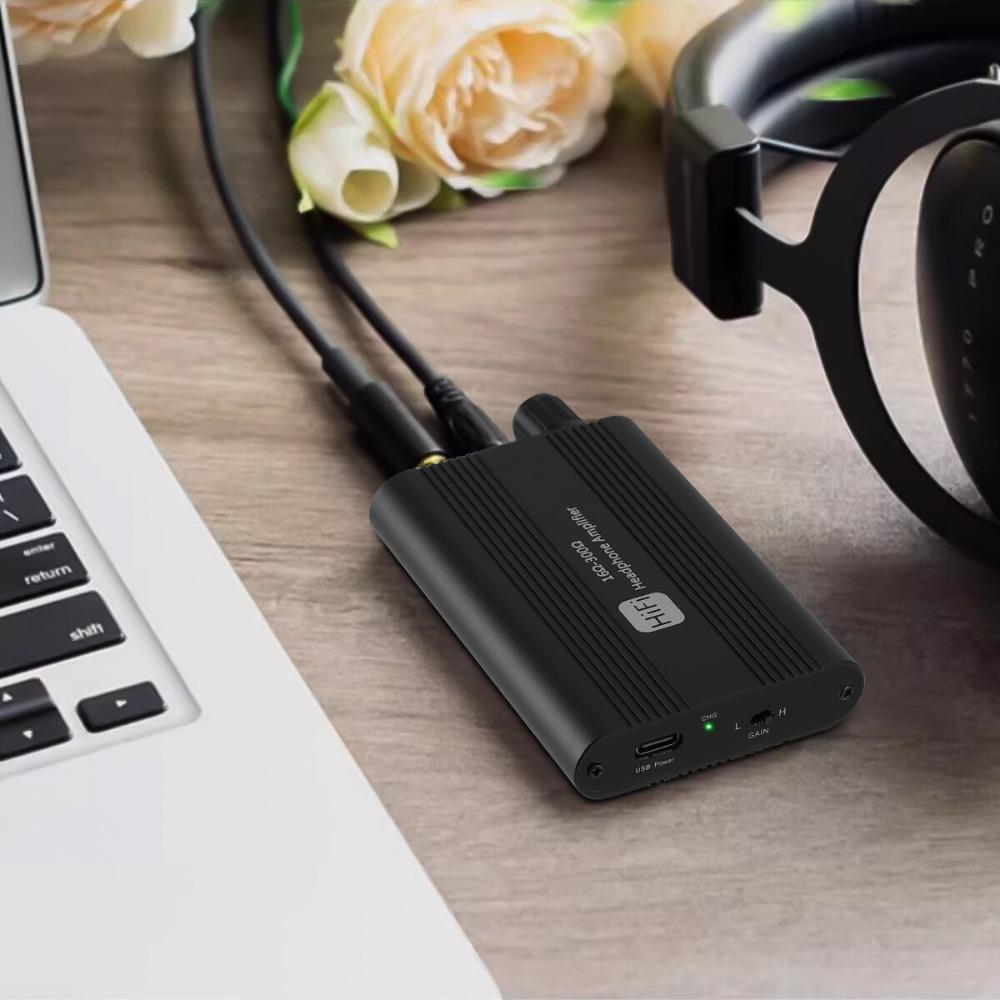 Портативный HiFi Усилитель для Наушников Amp 3,5 мм Усилитель Гарнитуры Двухступенчатый GAIN