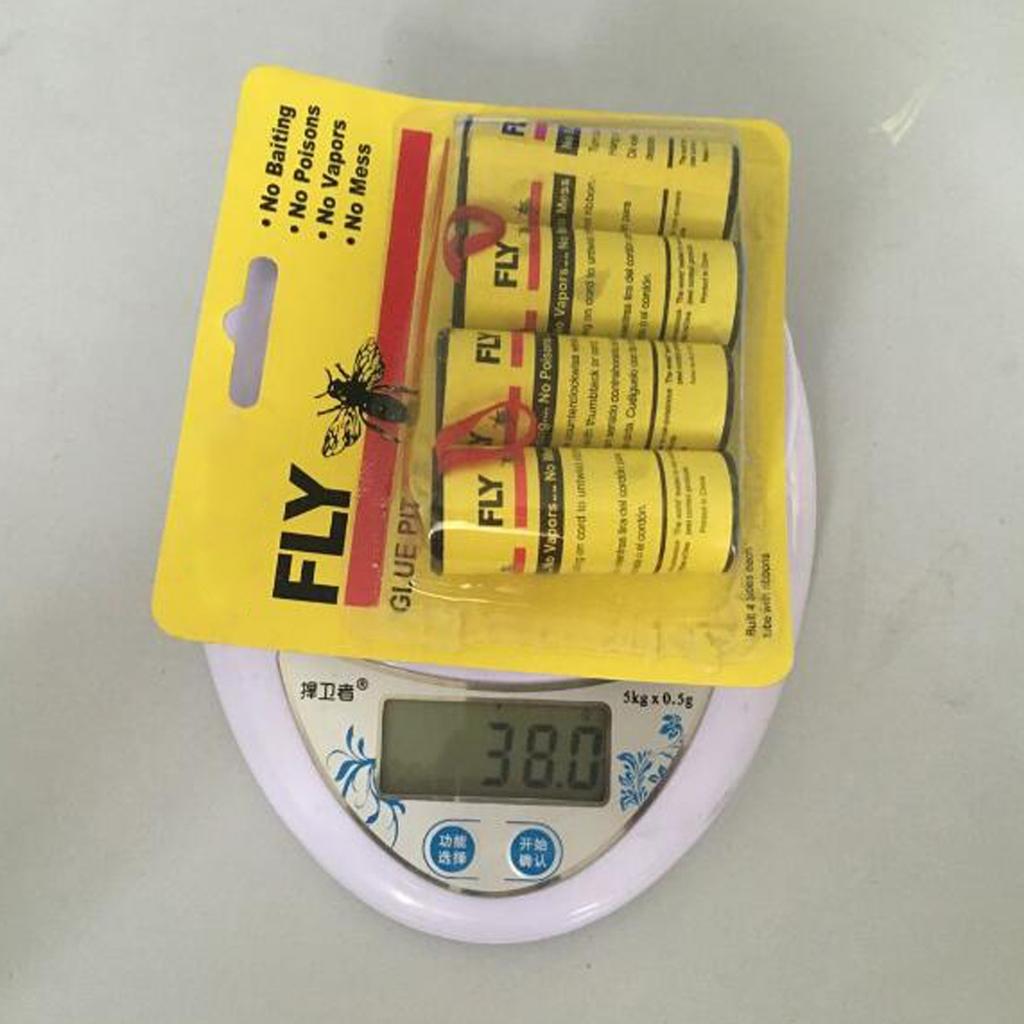 Липкие полоски для ловли мух, бумажная лента для кухонного сада