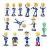 Detailed Vault Boy Fallout Mini Statue Handcrafted Display Piece