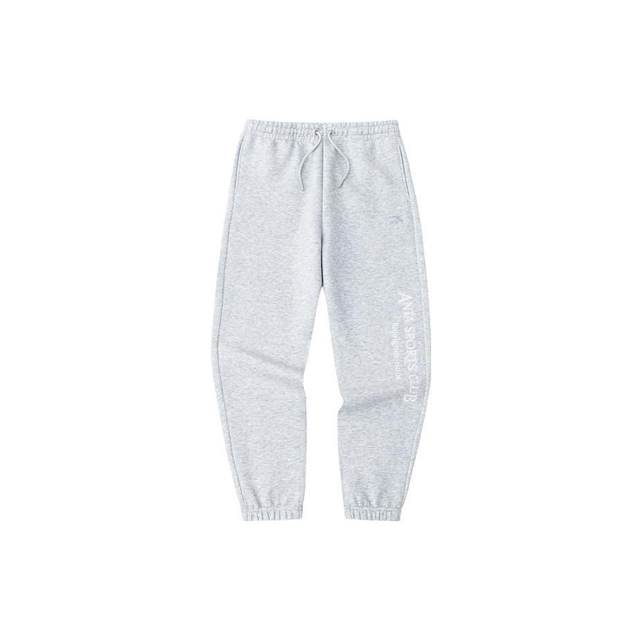 Anta Life Collection Knitted Sweatpants Men's Gray Heather Gray 152418319-1