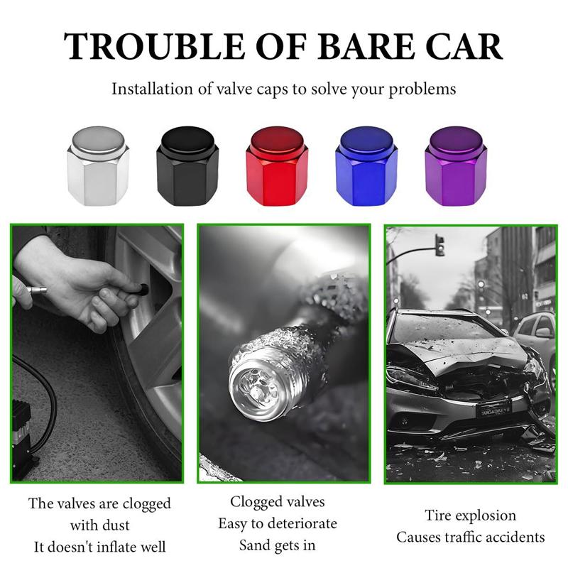 4Pcs Car Tire Valve Caps Metal Wheel Air Valve Stem Dustproof Covers For Mercedes Benz C E S Class GLC GLB GLE GLS W212 Sticker ad1