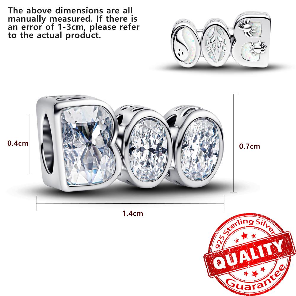 New Winter Series Pavé Clip Beads Snowflake & Butterfly Dangle Charm Fits Original Bracelet Cute Necklace Accessories Gift