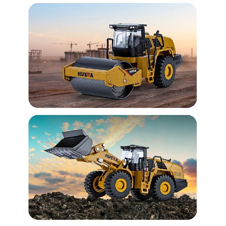 Литой под давлением сплав-экскаватор, игрушечный автомобиль, масштаб 1/50, детский инженерный грузовик, вилочный погрузчик, кран-самосвал, игрушечный электромобиль для мальчиков