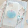 Blue for Apple 16 Mobile Phone Case for IPhone15promax for 17 Soft Case 11 Small Fresh Fruits 13 Hanging Chain 12