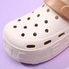 Тапочки новые нескользящие и износостойкие модные универсальные, легкие и простые домашние толстоподошвенные обувь с отверстиями