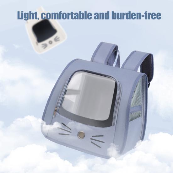 Рюкзак-переноска для кошек Дышащая переноска для кошек Космический пузырь для маленьких кошек и собак