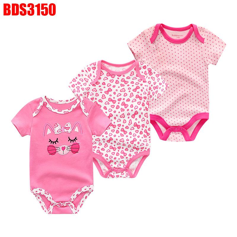 Одежда для новорожденных мальчиков и девочек, хлопковые ромперы