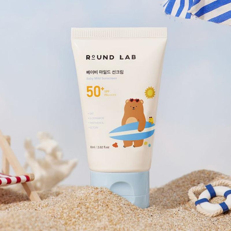 ROUND LAB Детский мягкий солнцезащитный крем 60 мл SPF 50+ PA++++