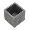 Graphite Crucible Squared Dense Graphite Sturdy Durable Corrosion Resistant Good Heat Conduction