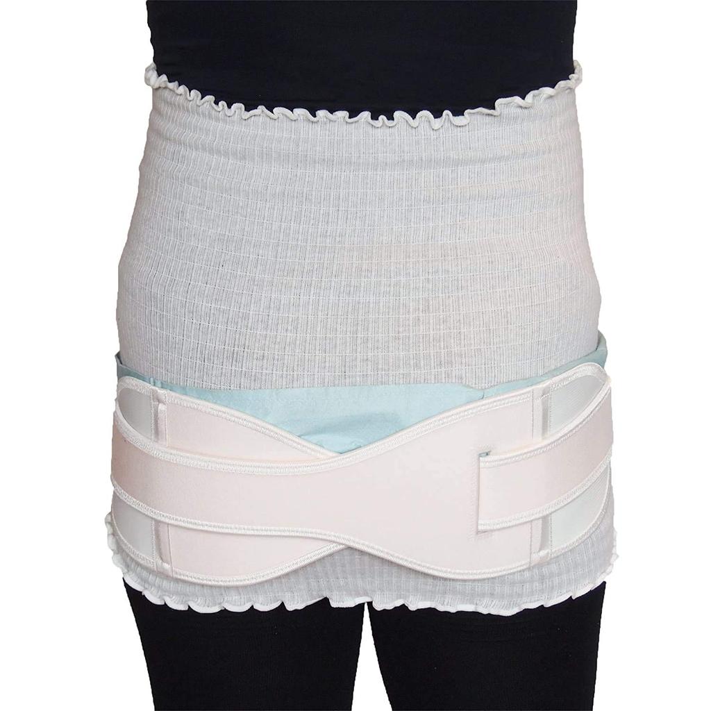 Комплект пояса-обертывания Tokochan Belt II Immediate Care, белый, в комплект входит руководство по уходу за ребенком для беременных и младенцев (LL) + [Двойной LL] &