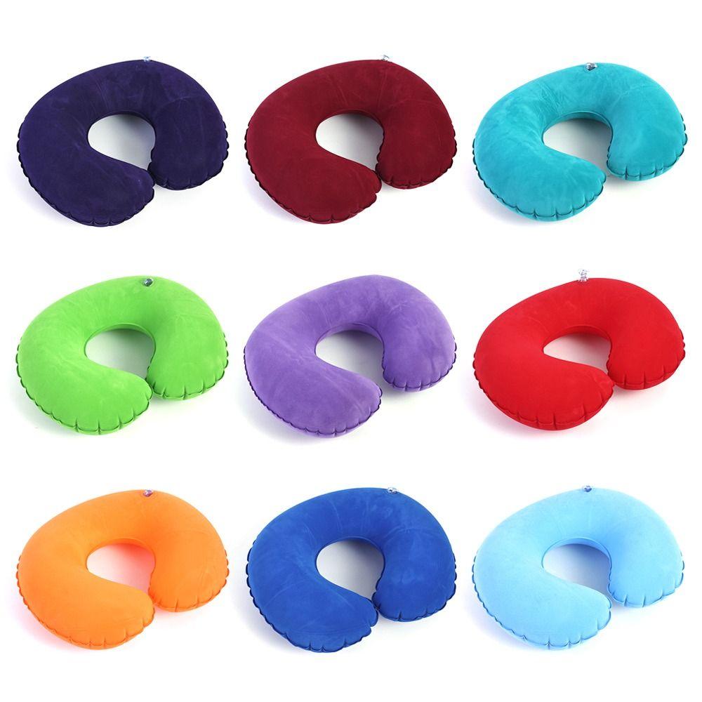 Travel Inflatable Neck Support Neck Cushion Neck Pillow Sleeping Pillow Office Nap Soft Pillow