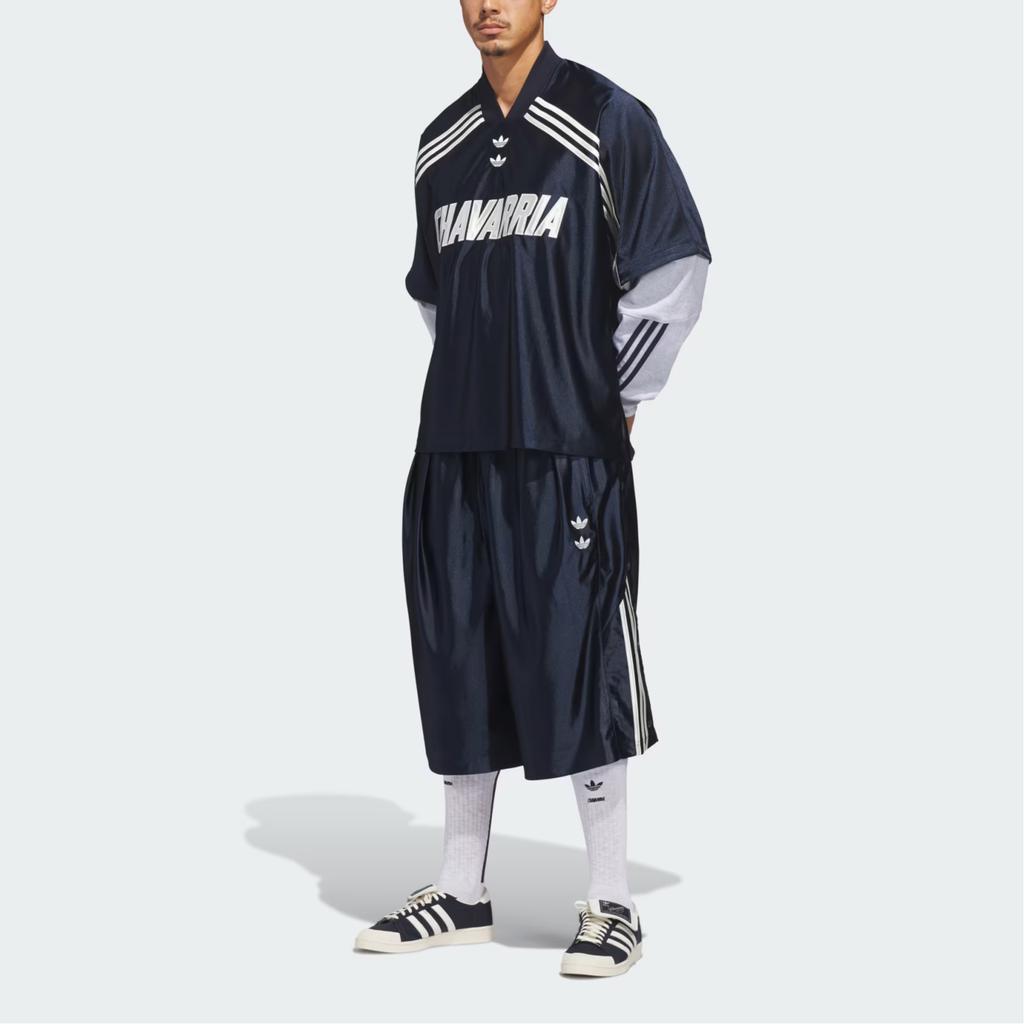 Adidas X Willy Chavarria Dazzle Short Legend Ink Унисекс Низ Синий KD1800
