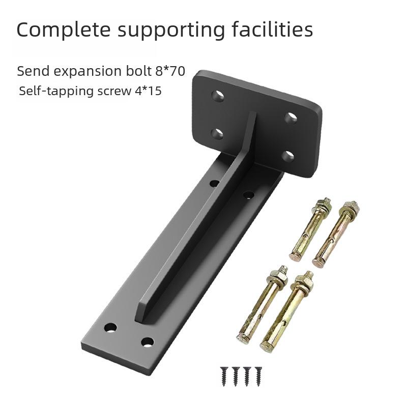 Invisible Wall-Mounted T-Shaped Display Rack