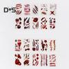 20Pcs Tattoo Stickers Realistic Fake Blood Scars Cuts Injuries Halloween Zombie Makeup Tattoo Sticker Waterproof Temporary Scar Wound Prank Props