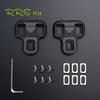 Rrskit Bicycle Pedal Cleats Road Bike Self-Locking Plate For K-E-O Ultralight Cycling Pedal Shoes Cleat Floating For Wellgo RC7