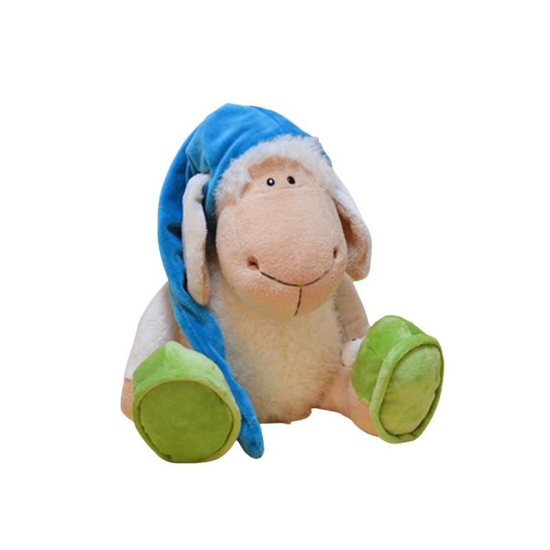 Плюшевые куклы Nici Jolly Logan Голова Овцы Волка Идеальный компаньон для обнимания для всех возрастов