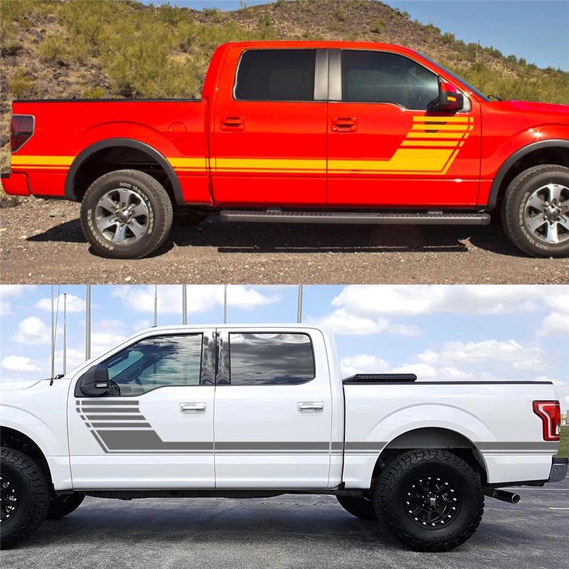 Ford F-150 Raptor Side Skirt Decals: Automotive Stickers for Pickups