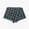Polo Ralph Lauren Pc1370 416 Pony Outdoor Crinkle Plaid Check Fringe Muffler