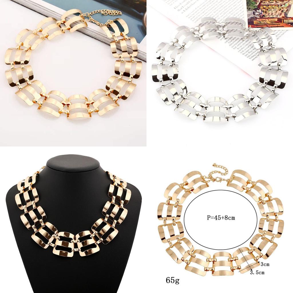 Минималистичное металлическое и универсальное геометрическое ожерелье для косплея и коллекционеров