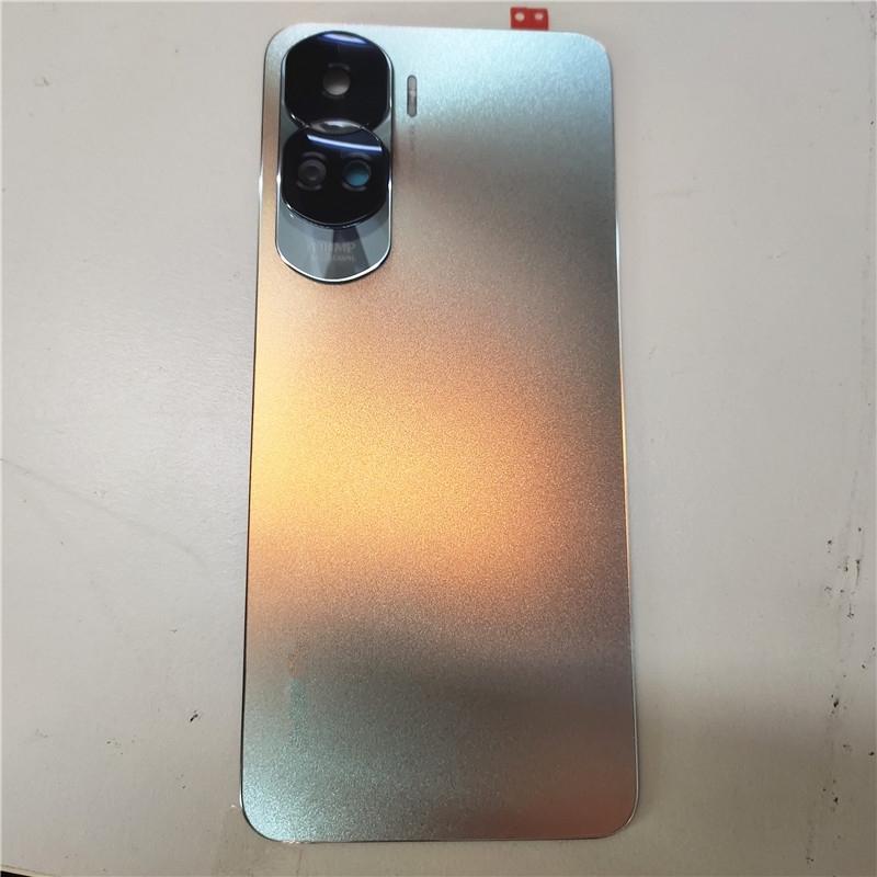 Задняя крышка аккумулятора для Huawei Honor 90 Lite CRT-NX1, Задняя панель корпуса из стекла + Клей + Замена стекла объектива камеры