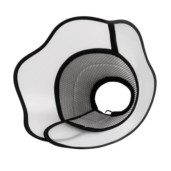 Собачий конус-воротник Дышащий послеоперационный воротник Удобный для питомца конус Предотвращает вылизывание и кусание для собак кошек после операции Не требует надувания