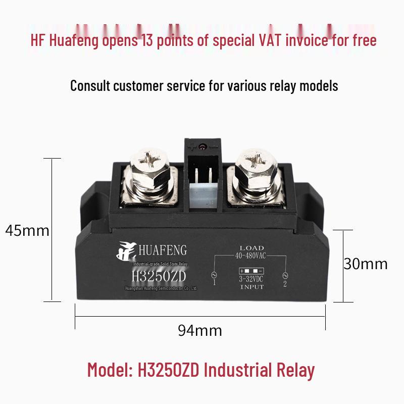 Однофазное твердотельное реле SSR-40DA Управление DC/AC MGR-1D4840
