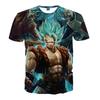 Summer  Animation Anime Men's and Women's Summer Casual Clothes Wukong Top 3D T-shirt
