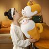 38/50CM Peculiar Fox Cow with Beer Mug Plush Toys Stuffed Soft for Sofa Cushion Creative Shaped Pillow Dolls Kawaii Gift