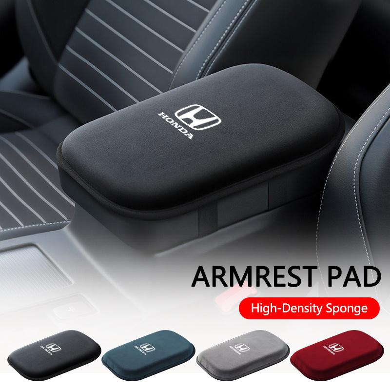 Memory Foam Car Armrest Cushion 5CM Thick Arm Rest Pad For Honda Civic FIT Accord Prelude CRV 5th City CRZ CRX Jazz HRV Pilot