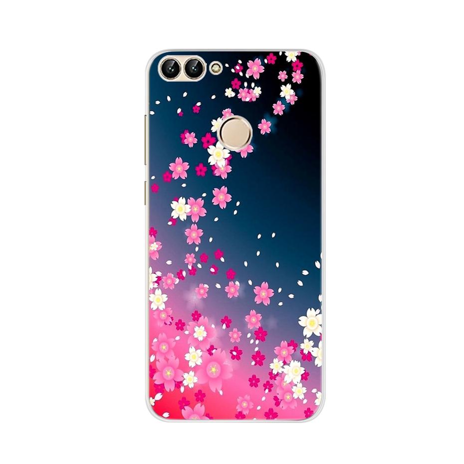 For Huawei P Smart 5.65inch Case Cute TPU Soft Silicone Back Cover Phone Case For Huawei P Smart 2018 FIG-LX1 PSmart Case