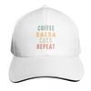 Кофе Сальса Кошки Повтор танцора сальсы Танцующие Бейсболка Dropshipping Косплей Тракерная кепка на заказ Кепки Бейсболки Для унисекс Женские