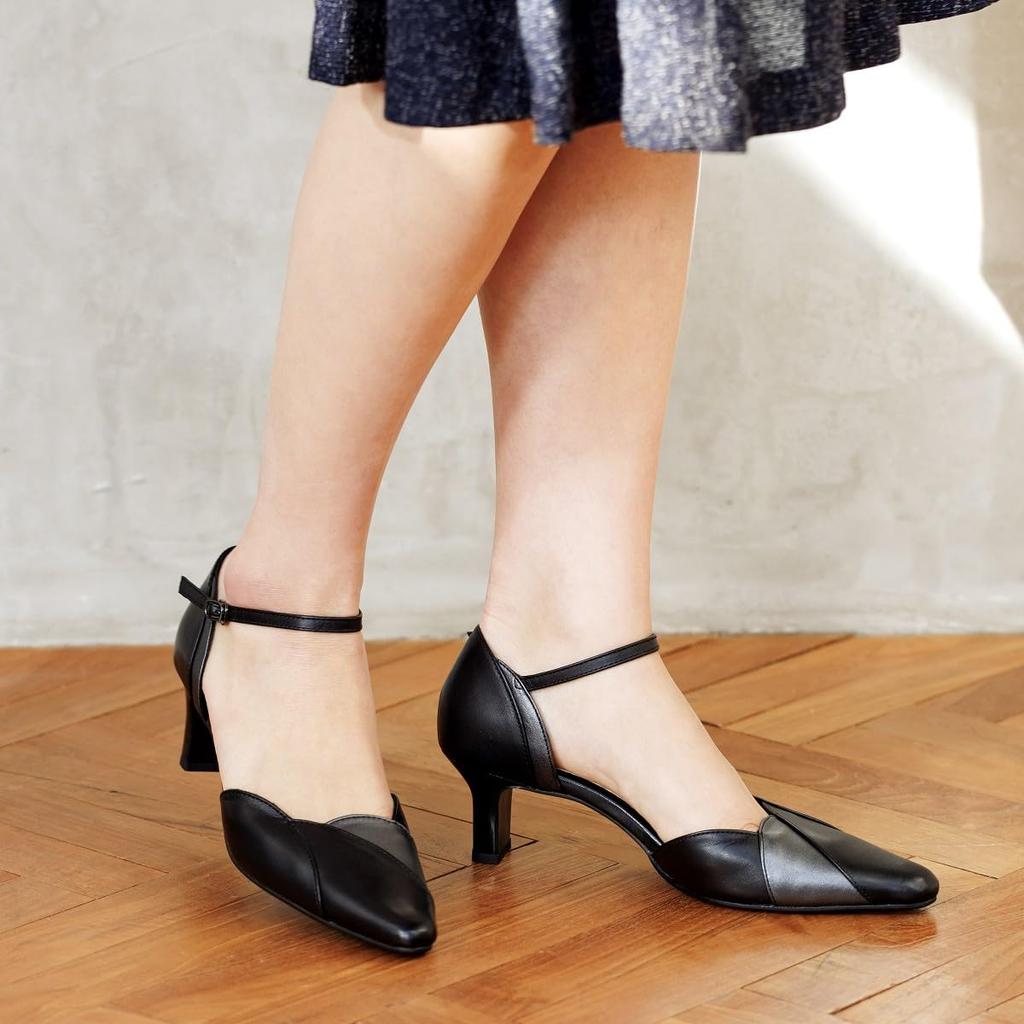 Himiko Мягкие раздельные туфли-лодочки/623310/Черный 215