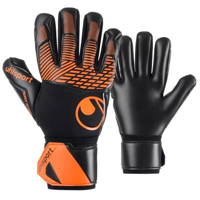 Вратарские перчатки Uhlsport Fang ZNE Super Half Negative 5 GK Вратарские перчатки для матчей Футбол Машинная обработка Устойчивость+ 1011424-01-5