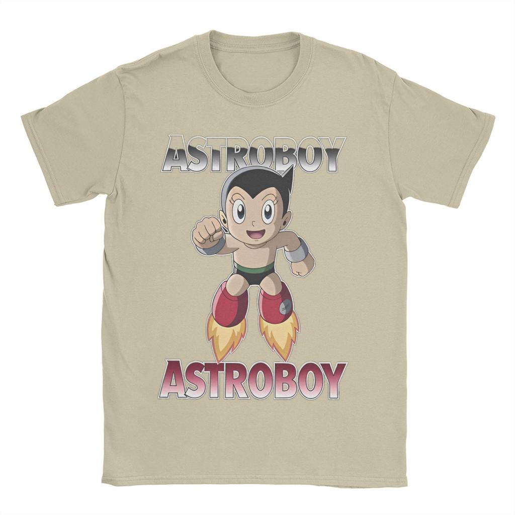 Astro Boy TShirt Summer Anime Hippie T Shirts Unisexs Pure Cotton Crew Neck Plus Size Clothing Short Sleeve YK Casual Tops