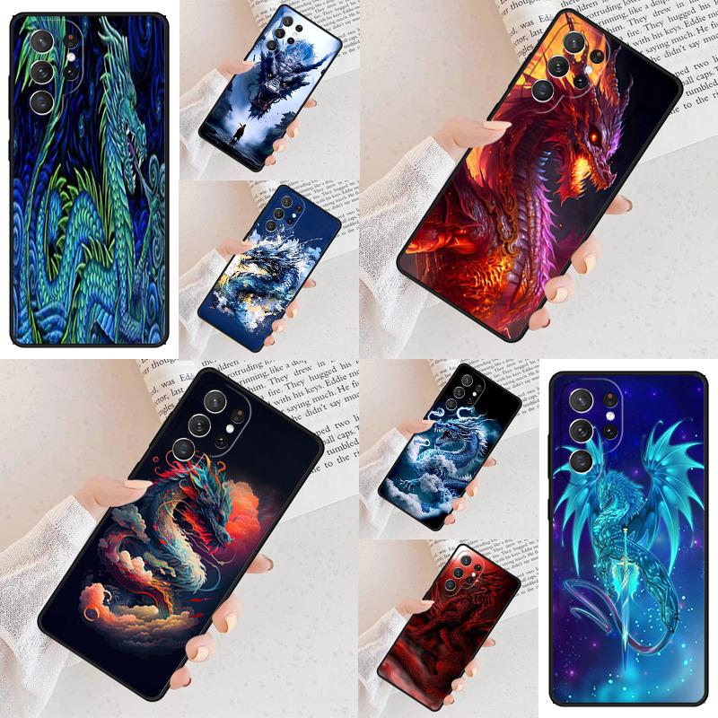 Легендарный Чехол для Телефона с Драконом для Samsung Galaxy S26 Ultra S25 S24 S23 S22 S21 S20 Note10