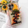 Чехол для Tecno Pova 7 Ultra 5G LJ9 Мультяшный Кот Тигр Силиконовый ТПУ Черная Крышка Для Tecno Pova 7Ultra 5G 6.67" Чехлы Для Телефона Fundas