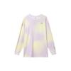 Gradient Print Crew Neck Long Sleeve T-Shirt Women Tops Light-Purple FZ6566-512