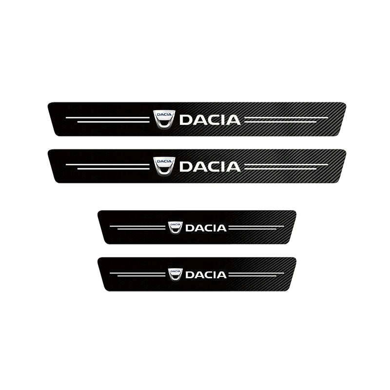 BGV1 Car Stickers Anti Scratch Door Sill Protector For Dacia Lodgy Duster Logan Spring Sandero Stepway Dokker Jogger MCV Accessories