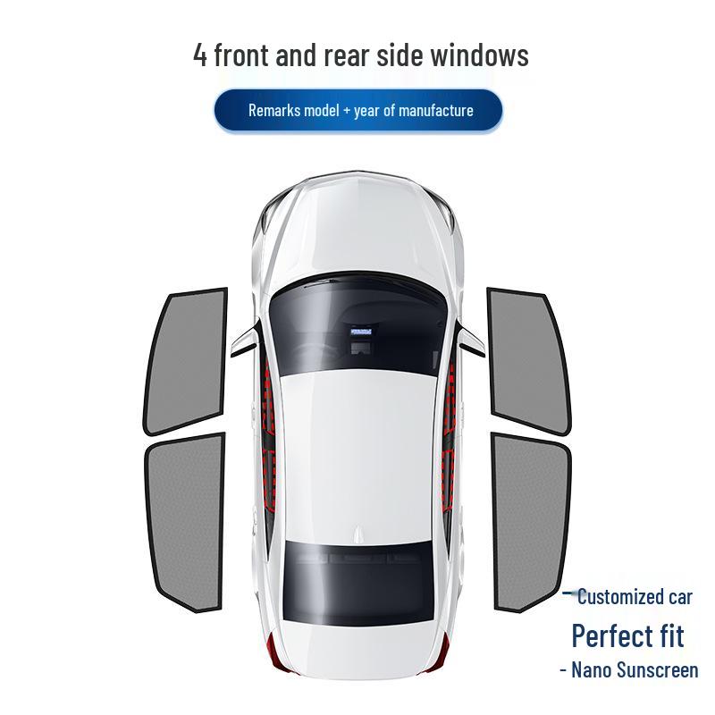 AION V T-Rex Car Window Magnetic Sunshade: UV Protection, Heat Insulation, Side Window Mesh