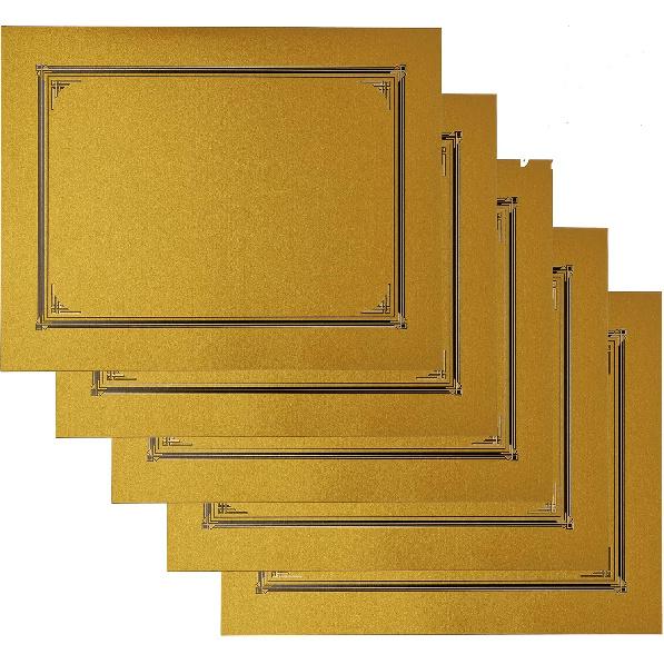 Ограниченные бумаги (TM). Папка для сертификатов, Обложка, 9,5 x 12,3/4 дюйма в сложенном виде, с высеченными углами, Предназначена для документов формата Letter 8,5" x 11", 8" x 10",