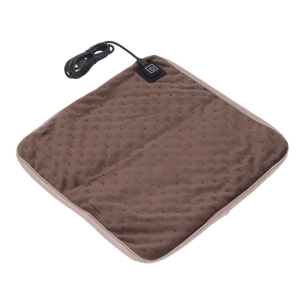 Heated Blanket Electric Throw USB 5W Soft Synthetic Fiber 3 Gear Electric Heating Blanket with 5ft Cable for Keeping
