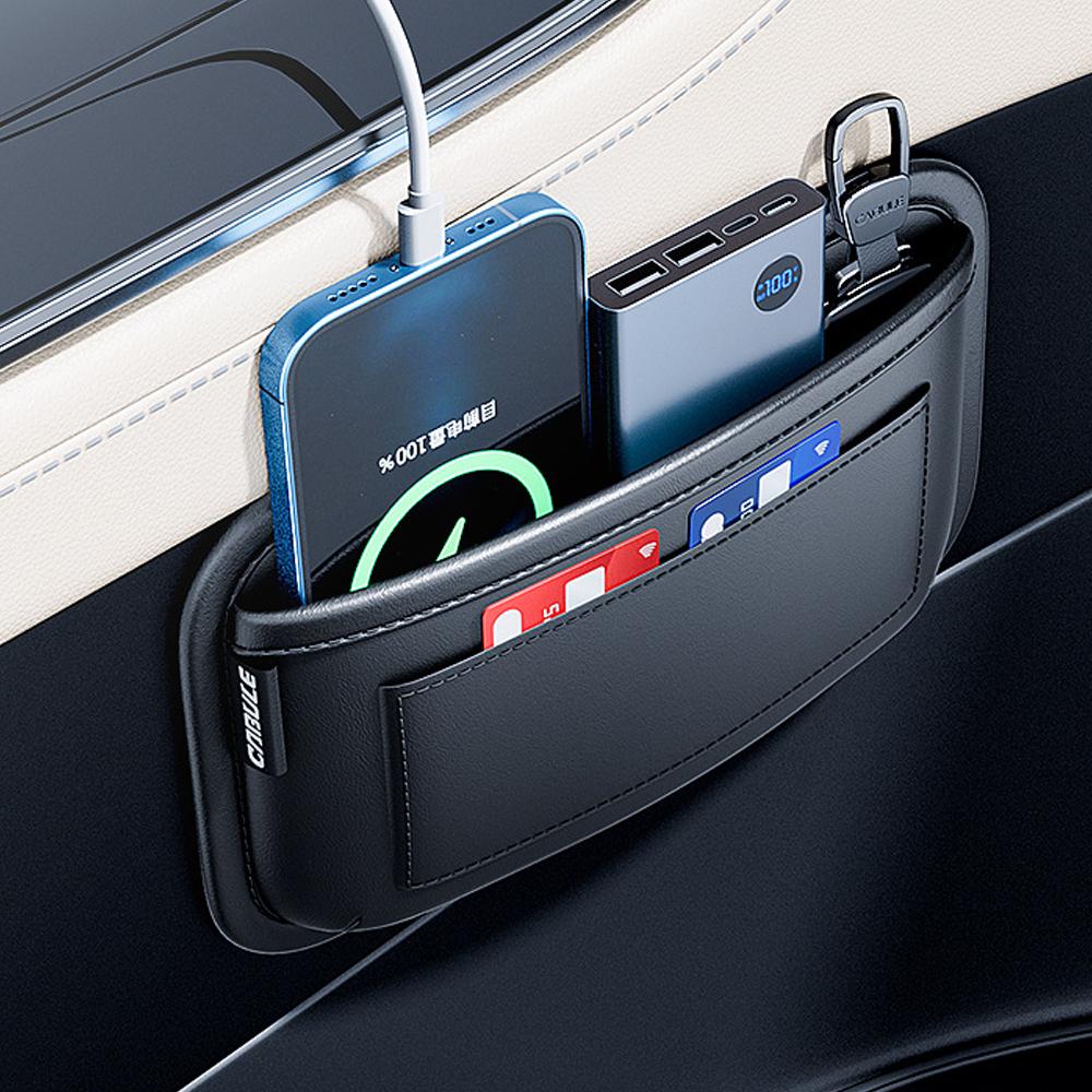 Многофункциональная сумка для хранения карточек в автомобиле, органайзер для салона, сумка-кошелек с боковым карманом для сиденья автомобиля