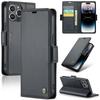 Кошелек CaseMe для iPhone 14 Pro Max Plus 13 12 Mini 11, Премиальная кожа PU, Чехол-книжка, Магнитный держатель для кредитных карт, Чехол для телефона