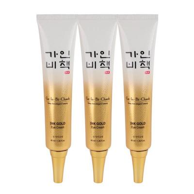 (1+1+1)GA-IN-BI-CHAEK Jin 24K Gold Eye Cream 40 мл / Свежий женьшень культивированный корень экзосома эластичность уход улучшение морщин