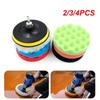 2/3/4PCS 5 6 7 Inch Sponge Car Polisher Waxing Pads Buffing Kit for Boat Car Polish Buffer Drill Wheel Polishing Removes