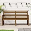 VidaXL Garden Bench Honey Brown 159.5x48x91.5 Cm Solid Pine Wood 824070
