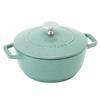 Рисоварка Staub Sage Green L с двумя ручками, литая эмалированная, на 3 чашки, совместимый с IH японский продукт с серийным номером "Wanabe 20 см" [Авторизованный номер] Wa-NABE